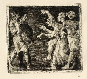 Macbeth and the Witches by Oluf Hartmann