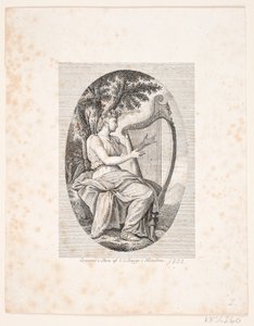 Woman Playing the Harp
