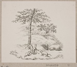 The Rats and the Squirrel by Oluf Olufsen Bagge