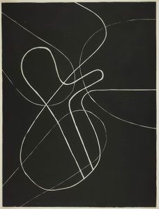 Improvisation No. 3: Line by Onchi Kôshirô