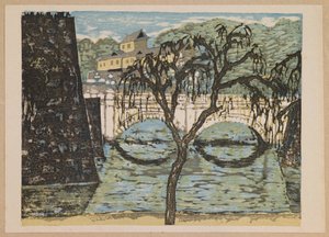 Nijūbashi, from the series “Recollections of Tokyo”