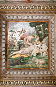 Death of Adonis (detail) by Orazio (attr.to) Samacchini