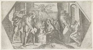 Adoration by the Shepherds by Orazio Borgianni