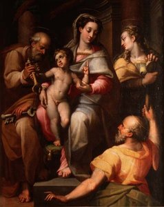 Holy Family with St. Peter and St. Mary Magdalene