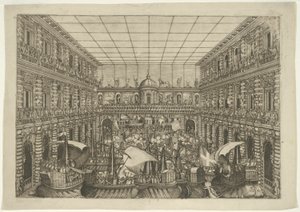 Naumachia in the Courtyard of Palazzo Pitti
