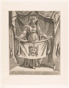 Veronica with Sweat Cloth by Orazio de Santis (attributed to)