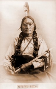 Portrait of Sitting Bull with Calumet by Orlando Scott Goff