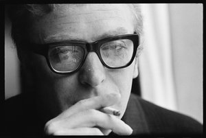 Michael Caine smoking