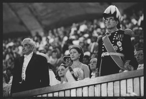 Princess Margaret and Prime Minister Bustamante celebrating Jamaican Independence