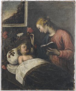 Madonna and Child by Orsola Maddalena Caccia