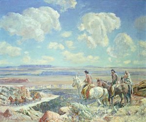 Indian Watch by Oscar Edward Berninghaus