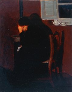 At the stove
