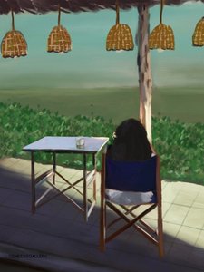 Peaceful Outdoor View by Osheensgallery
