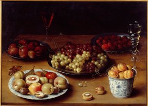 Still Life of Fruit and Glass by Osias the Elder Beert