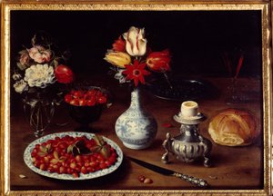 Still Life with Flower Vase by Osias the Elder Beert