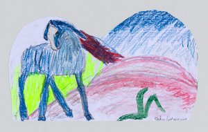 Blue Horse after Franz Marc