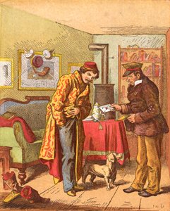 Paying for Letter Delivery by Oskar Pletsch