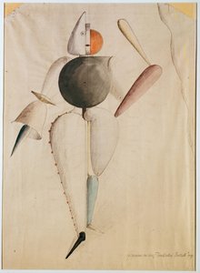 Costume Design for the Triadic Ballet by Oskar Schlemmer