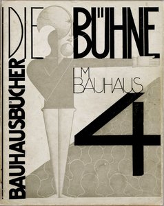 Cover design The stage at the Bauhaus, 1925