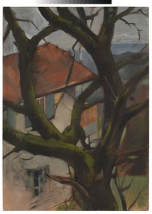 Eichberger House with Walnut Tree by Oskar Schlemmer