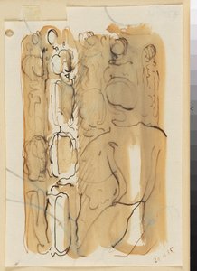 Group with Figure from Behind