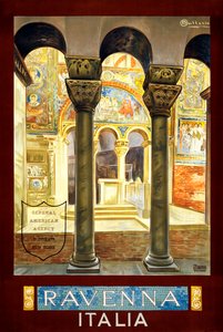 Ravenna Travel Poster, c.1925 by Osvaldo Ballerio