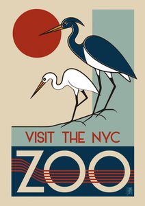 Art Deco NYC Zoo by Osvaldo Russo