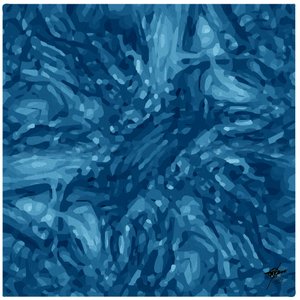 Deep Blue Flow by Osvaldo Russo
