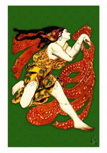 Dynamic Art Deco Dancer by Osvaldo Russo