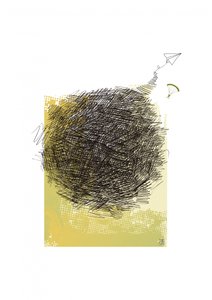Scribble Flight Escape by Osvaldo Russo