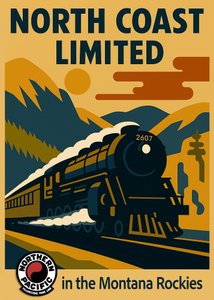 Vintage Mountain Train Journey