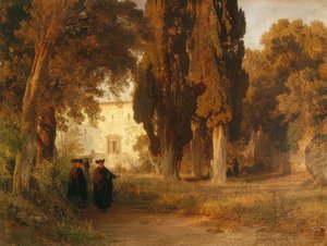 The Monastery Garden. After 1857