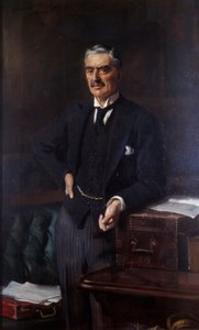 Portrait of Neville Chamberlain (1869-1940)