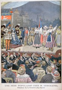 Festivity Popular with Paul Deschanel, President of France, 1900