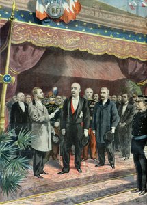 Inauguration of Rue Reaumur, with Felix Faure, Monsieur De Selves and Pierre Baudin
