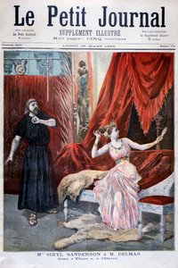 Sibyl Sanderson and Delmas in Jules Massenet