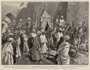 The Annual Pilgrimage to Mecca, the Departure of the Holy Carpet from Jeddeh by Oswaldo Tofani