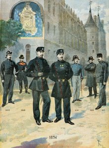 The Different Costumes of the French Police by Oswaldo Tofani