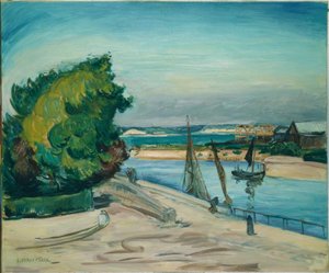 Le Havre, Port Entrance by Othon Friesz