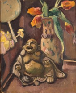Still Life with a Buddha Statuette by Othon Friesz