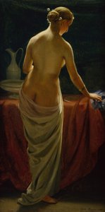 A Nude Lady at her Toilet