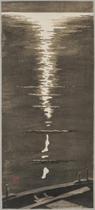 Moonlight on the Sea by Otto Eckmann