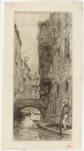 Ponte del Pistor by Otto Henry Bacher