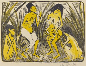 Finding of Moses by Otto Mueller