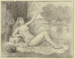 Danae by Otto Scholderer