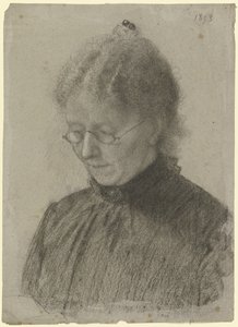 Luise Scholderer Reading by Otto Scholderer