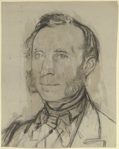 Portrait of a Man with Sideburns by Otto Scholderer