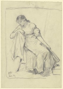 Seated Woman with Mandolin