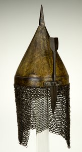Helmet, perhaps 16th century, modified in 19th century by Ottoman School