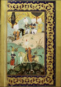 Representation of Sultan Selim I called the Terrible on horseback by Ottoman School